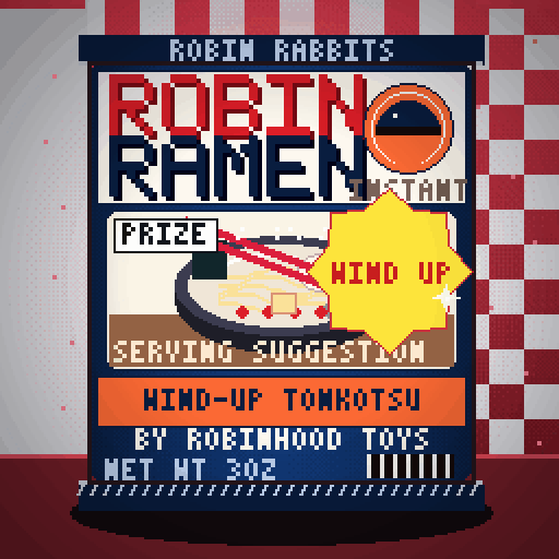 Robin Ramen — Wind-up Tonkotsu · Cup Edition